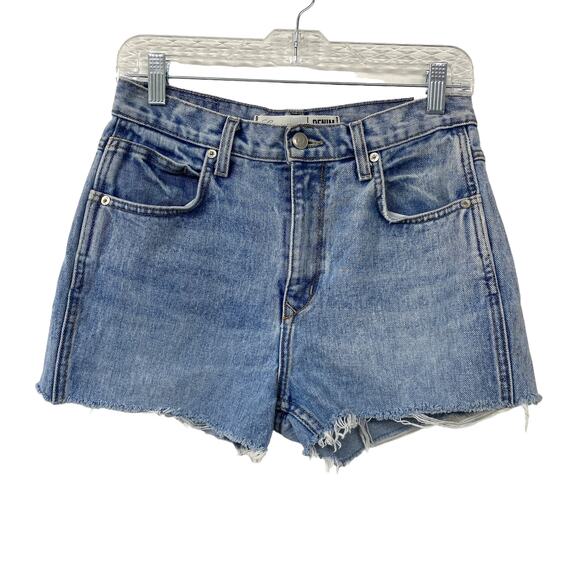 Lovers + Friends Womens Size 27 Light Blue Denim Shorts - Picture 1 of 7